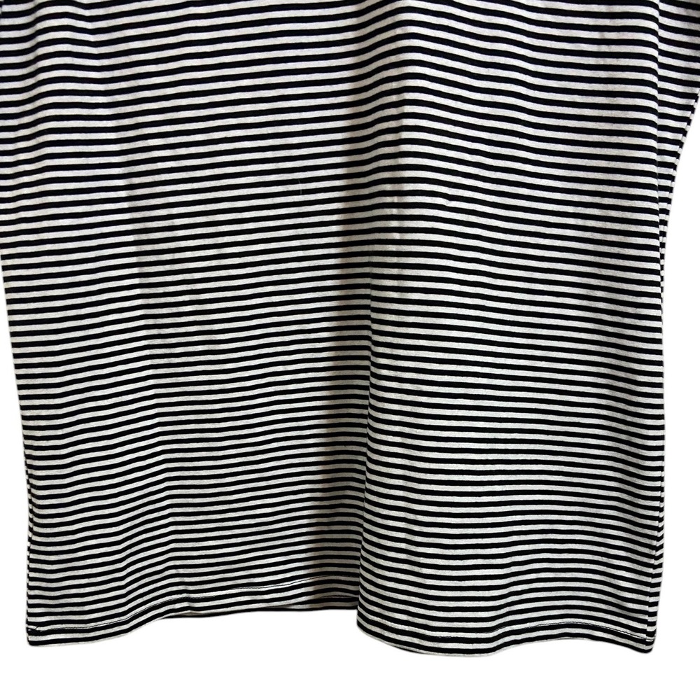 Talbots NEW Striped Tank Top Scoop Neck Nautical Minimalist Coastal Size M NEW - Picture 10 of 10